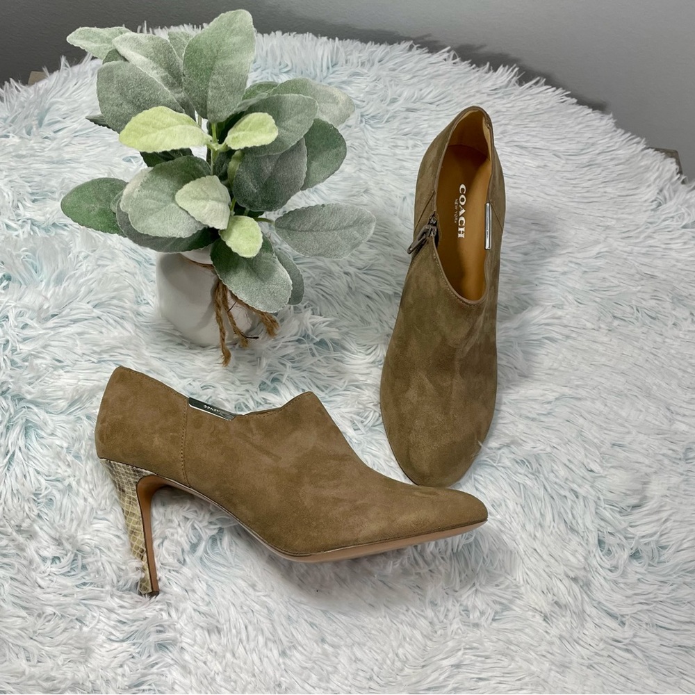 - Beige booties size 9